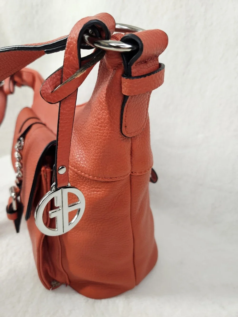 Giani Bernini Pebbled Leather Hobo Bag